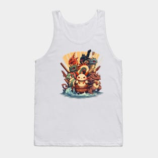 Pokem Style Little Monsters Tank Top